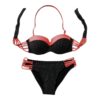 Maillot de bain - noir/corail